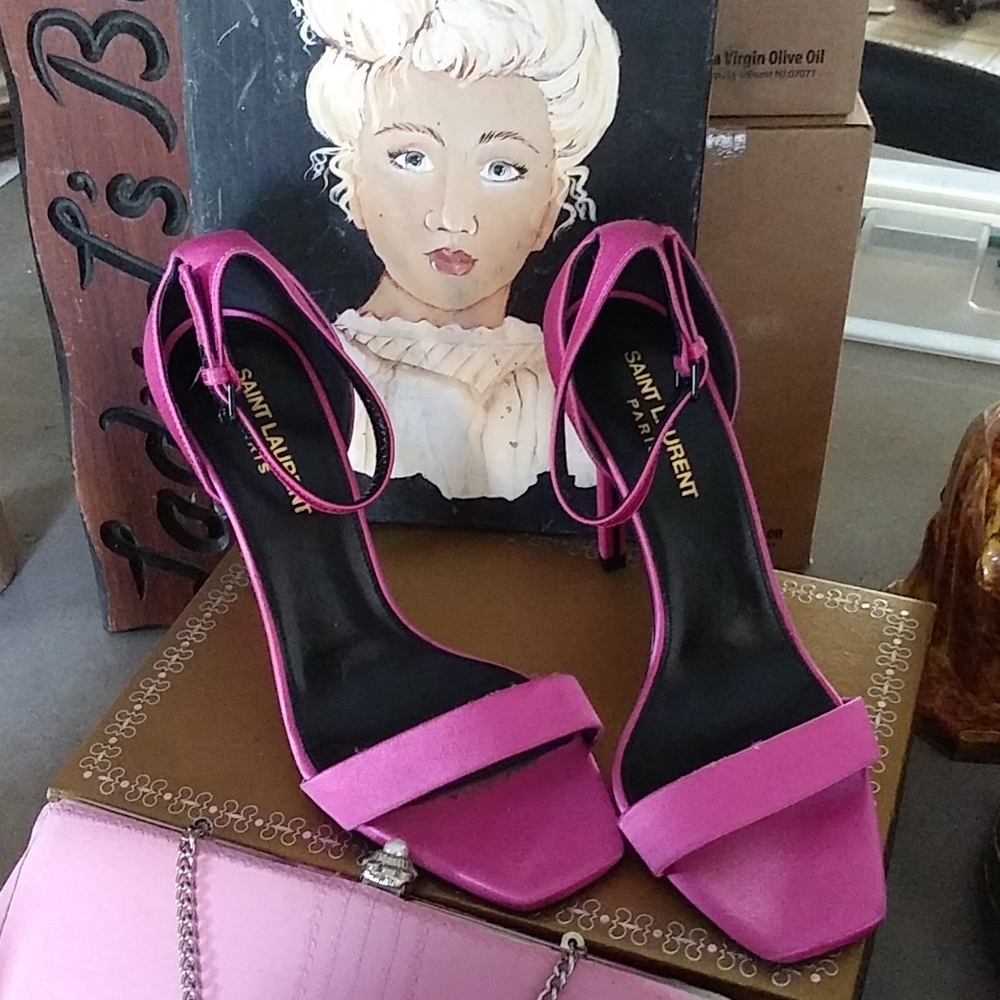 YSL Amber Strappy 👠 Heels 7.5